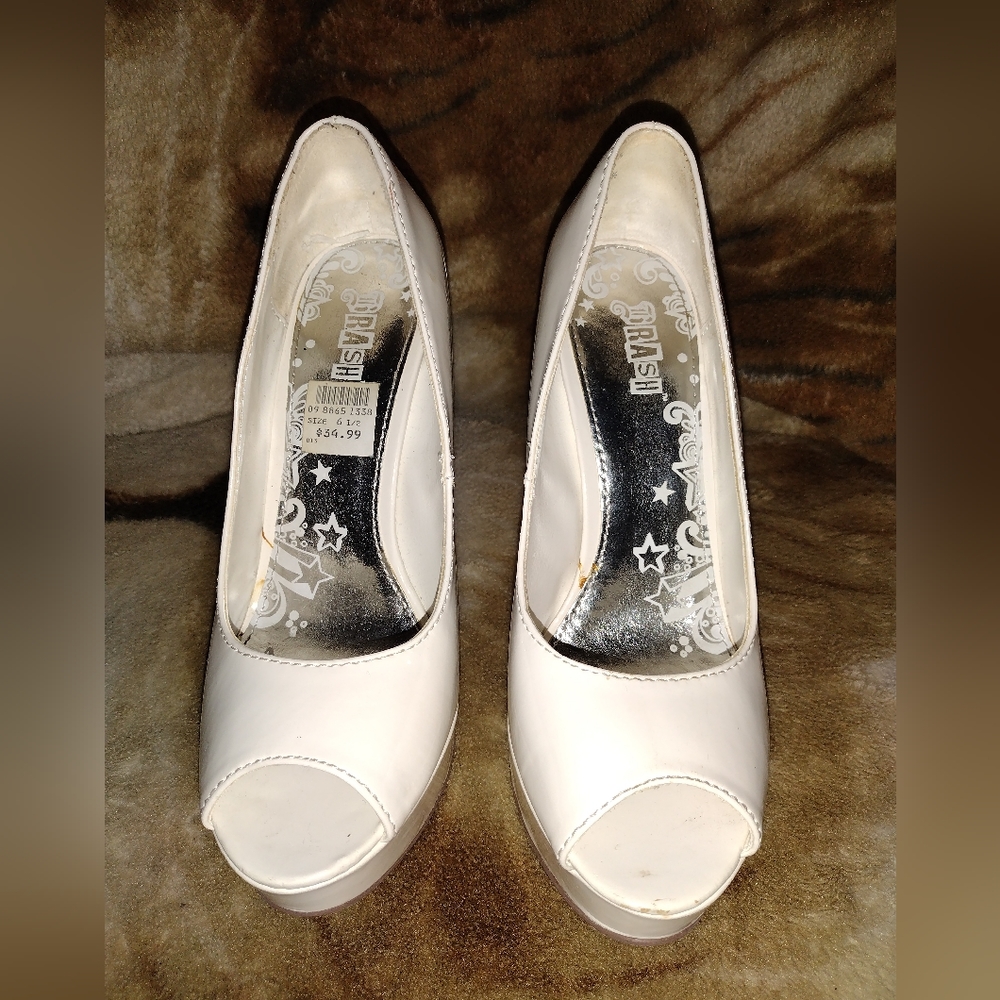 Trash Open Toe Heels